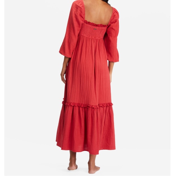 Billabong ✨💫 Magic Hour Red Maxi Dress - Picture 9 of 10